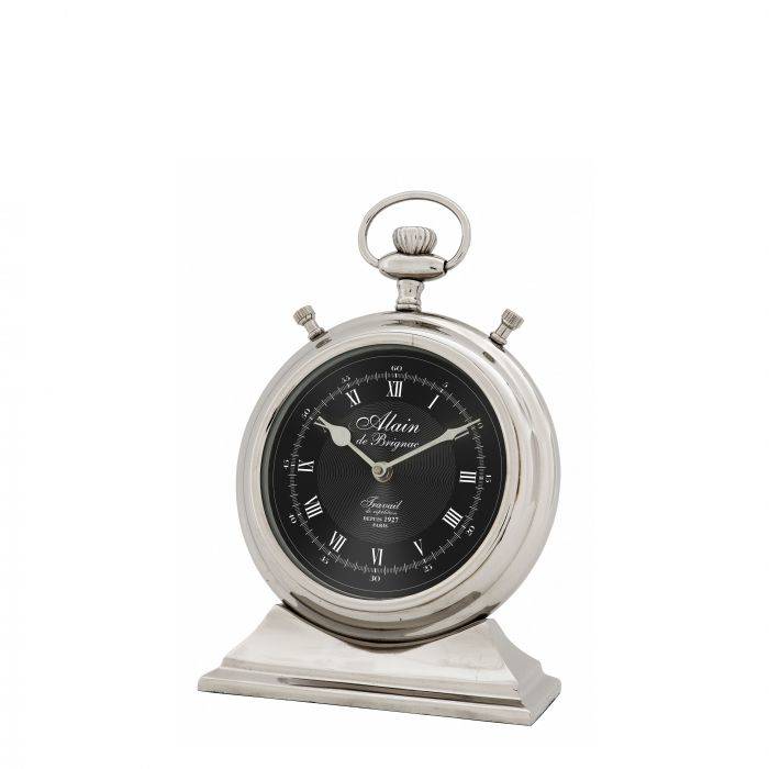 Eichholtz 106597 Clock Alain S nickel finish Eichholtz 106597 Clock Alain S nickel finish