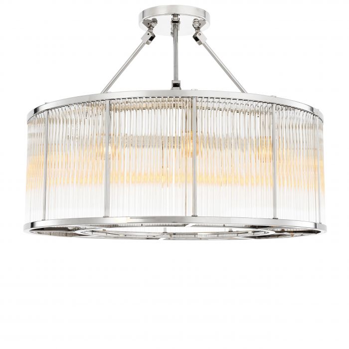 Eichholtz 112382 Ceiling Lamp Bernardi nickel finish Eichholtz 112382 Ceiling Lamp Bernardi nickel finish