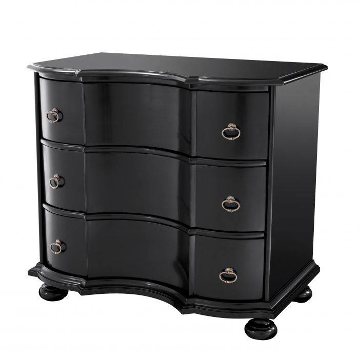 Eichholtz 111110 Chest Boudoir waxed black finish Eichholtz 111110 Chest Boudoir waxed black finish
