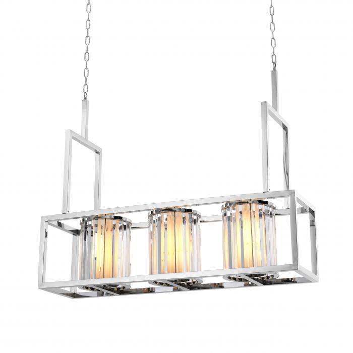 Eichholtz 111370 Chandelier Carducci polished stainless steel Eichholtz 111370 Chandelier Carducci polished stainless steel