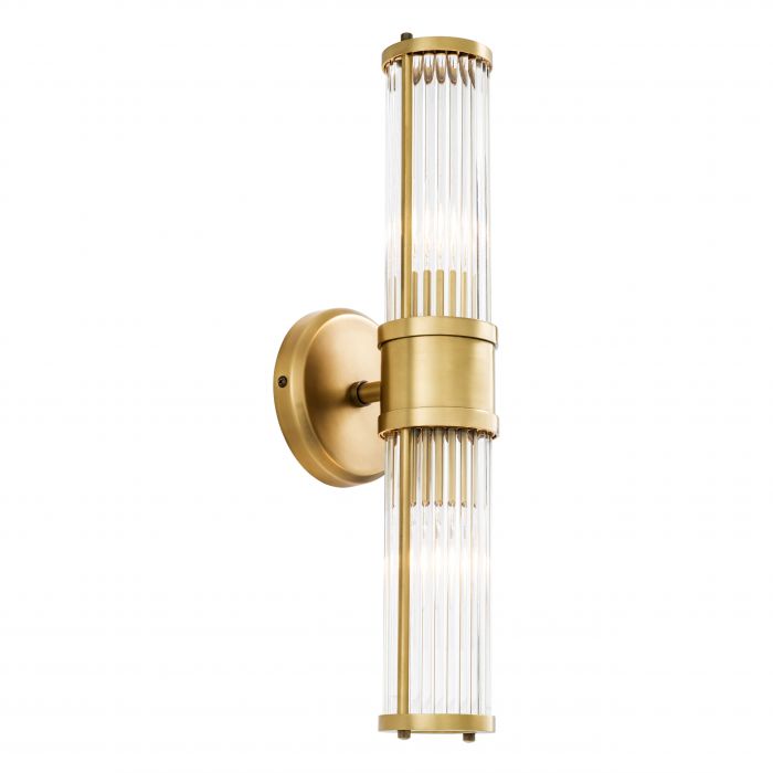 Eichholtz 111016 Wall Lamp Claridges Double antique brass finish Eichholtz 111016 Wall Lamp Claridges Double antique brass finish