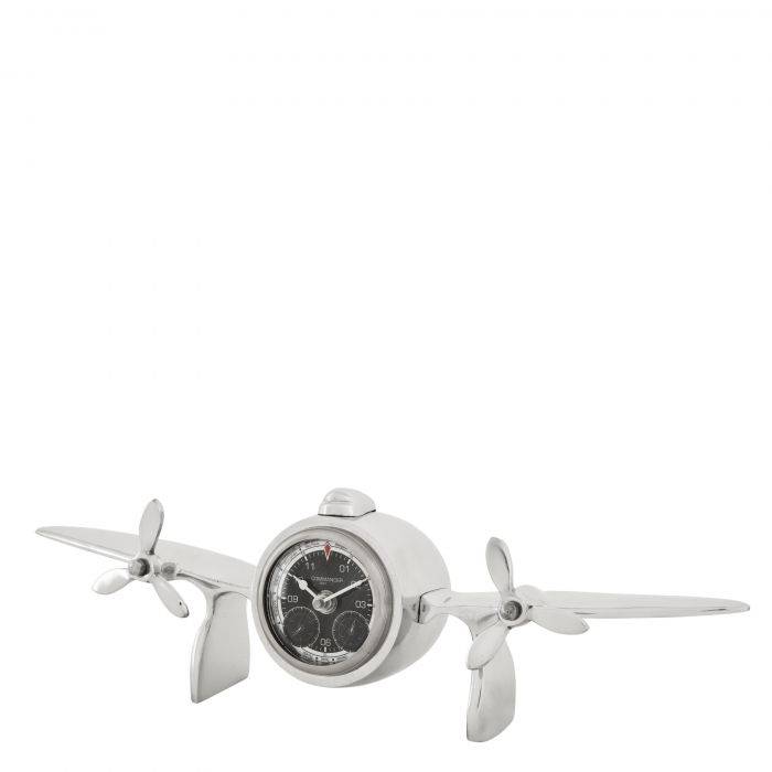 Eichholtz 108600 Clock Commander polished aluminium Eichholtz 108600 Clock Commander polished aluminium