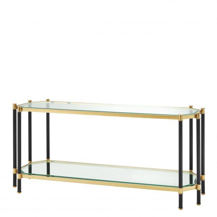 Eichholtz 112336 Console Table Florence gold & black finish Eichholtz 112336 Console Table Florence gold & black finish
