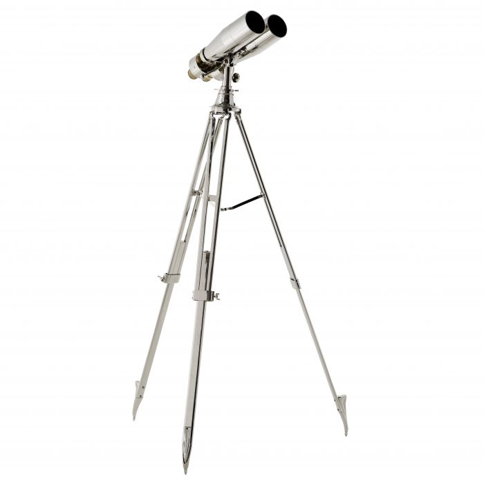 Eichholtz 104014 Telescope Kentwell nickel finish on stand Eichholtz 104014 Telescope Kentwell nickel finish on stand