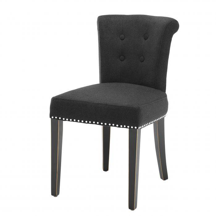 Eichholtz 105081 Dining Chair Key Largo black cashmere NEW Eichholtz 105081 Dining Chair Key Largo black cashmere NEW