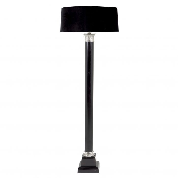 Eichholtz 104663 Floor Lamp Monaco black/nickel finish incl shade Eichholtz 104663 Floor Lamp Monaco black/nickel finish incl shade