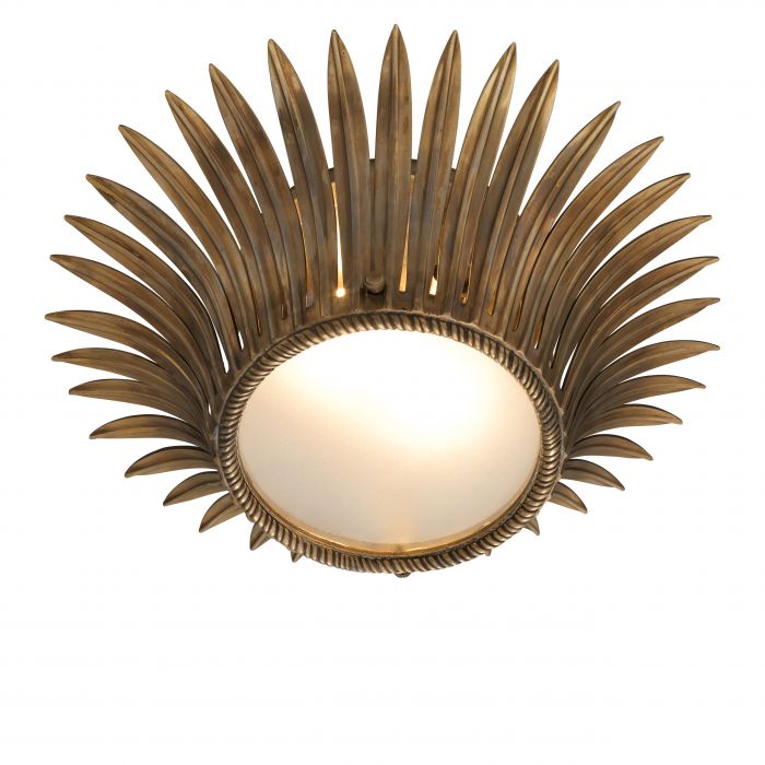 Eichholtz 112370 Ceiling Lamp Nuvole vintage brass finish Eichholtz 112370 Ceiling Lamp Nuvole vintage brass finish