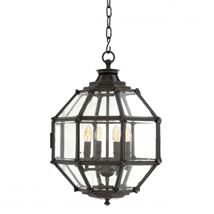 Eichholtz 108849 Lantern Owen gunmetal finish ø 43 cm Eichholtz 108849 Lantern Owen gunmetal finish ø 43 cm