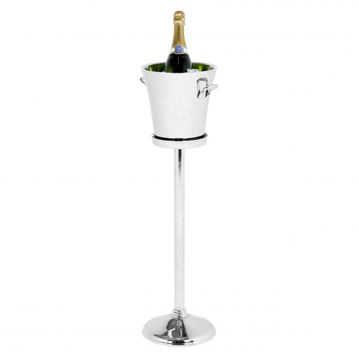 Eichholtz 104989 Wine Cooler Selous nickel finish on stand Eichholtz 104989 Wine Cooler Selous nickel finish on stand