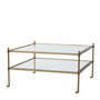 Иконка Eichholtz 107217 Coffee Table Aubrey aged brass finish