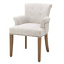 Иконка Eichholtz 107632 Dining Chair Key Largo with arm off-white linen