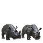 Иконка Eichholtz 109807 Rhinoceros bronze highlight finish set of 2