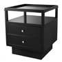 Иконка Eichholtz 111808 Bed Side Table Lenox black finish nickel finish